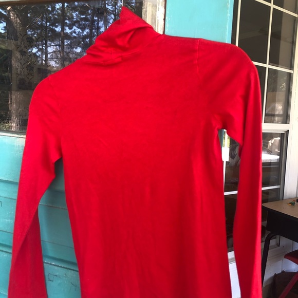 Red Crewcut girls turtleneck shirt - Picture 6 of 7